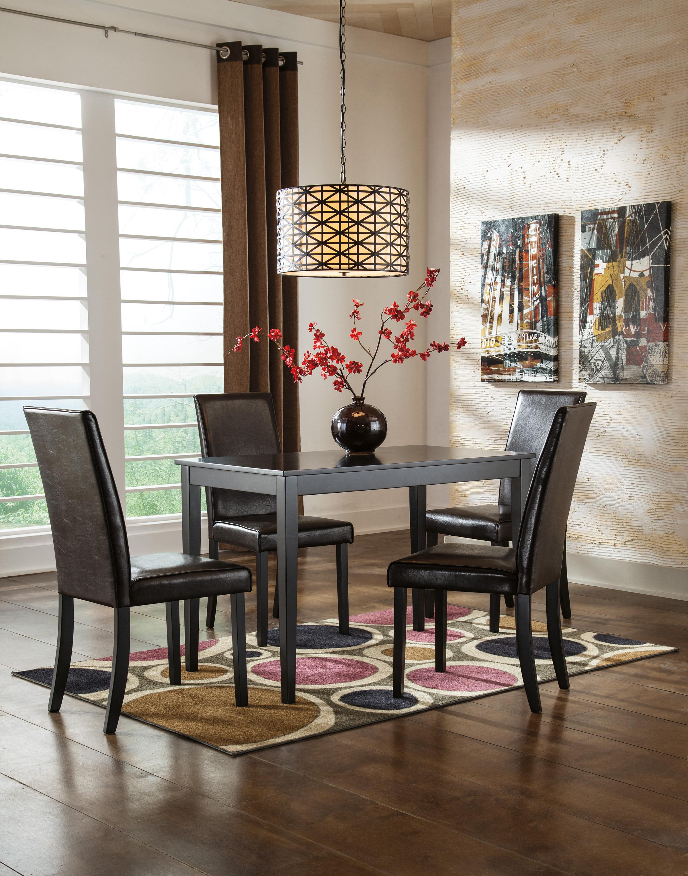 Signature design by ashley kimonte dining upholstered side chair sale
